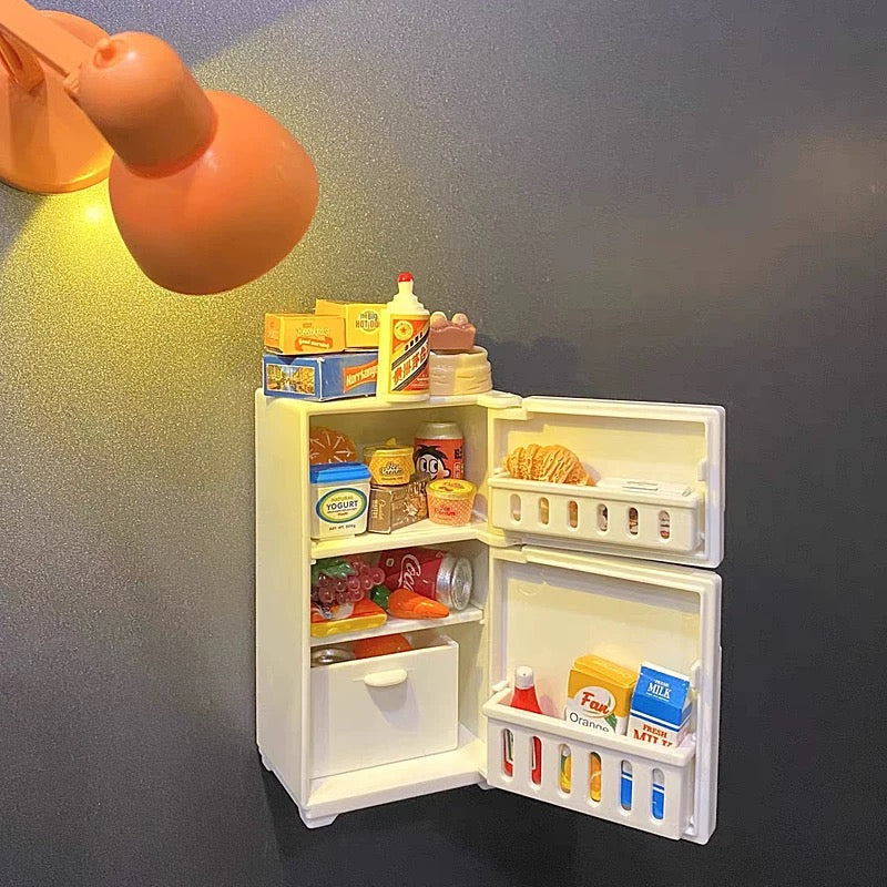 Miniature fridge magnet replicas