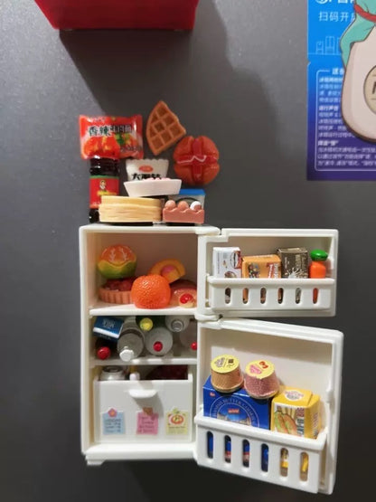 Miniature fridge magnet replicas